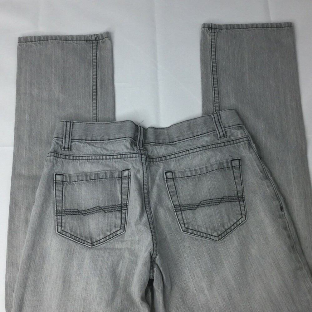 Arizona Skinny Jeans 16 Distressed Gray Slim Mid Rise 5 Pocket Womans